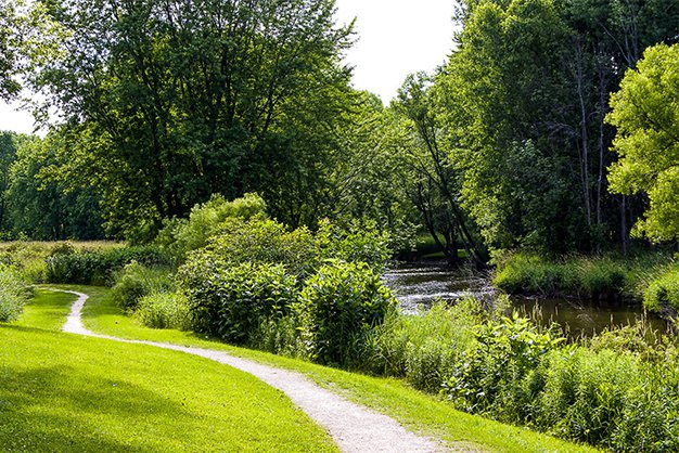 Riverfront Parkway Trail in West Bend, WI